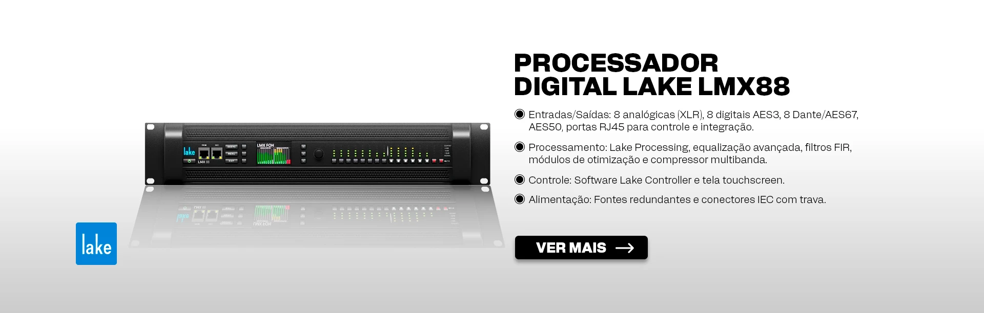 Processador Digital Lake LMX88