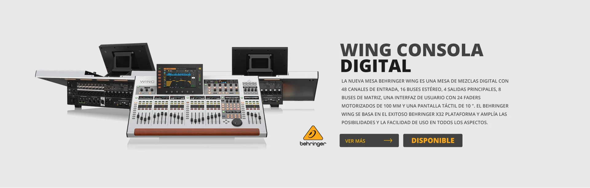 Mesa de Som Digital WING Behringer